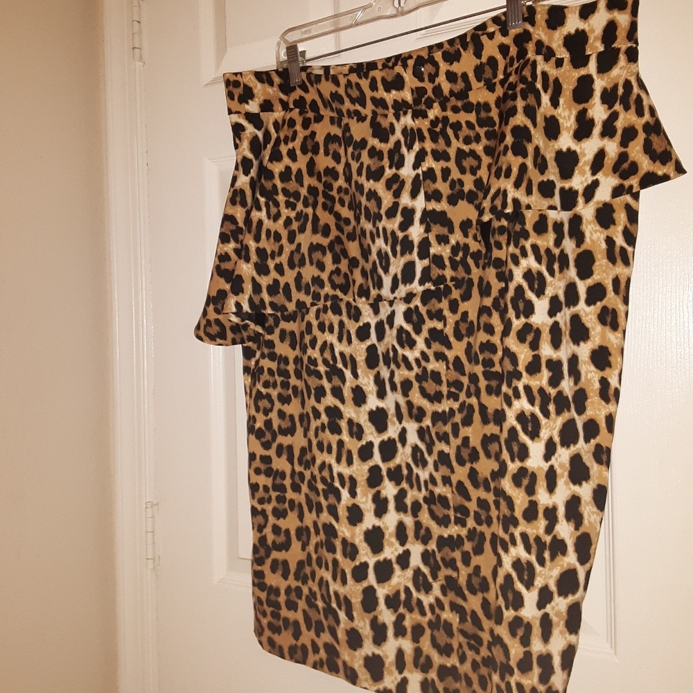 Jaguar Peplum Skirt